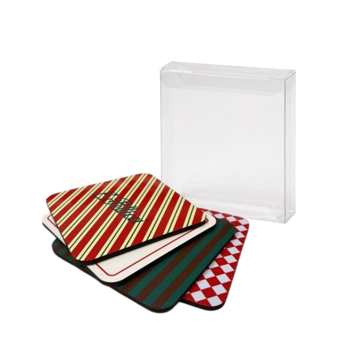 E.PELLICCI Pack of 4 Laminated coasters