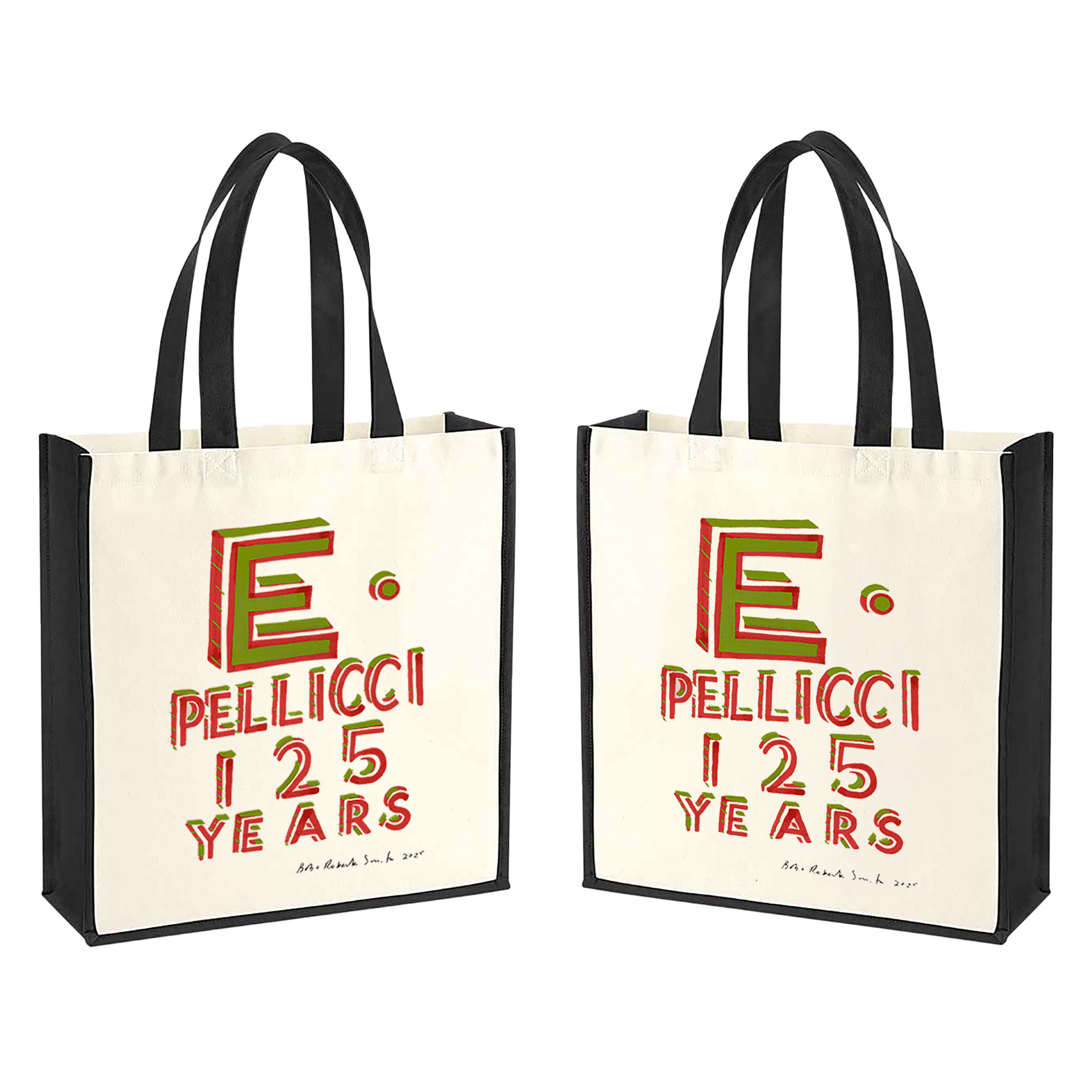 125 YEAR ANNIVERSARY 'E.PELLICCI X BOB AND ROBERTA SMITH' – TOTE BAG